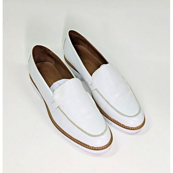 Andre Assous Women's Philipa Almond Toe Embossed Loafers Size 11 (MSRP $220) - Picture 4 of 10